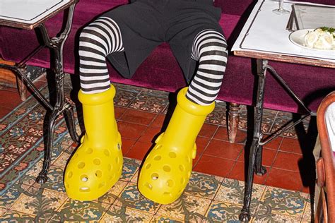 The Viral Big Red Boot is Reimagined in Yellow Croc Form 